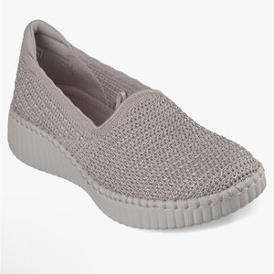 Skechers sepulveda blvd air cooled memory foam perforate shoes light purple 8.5